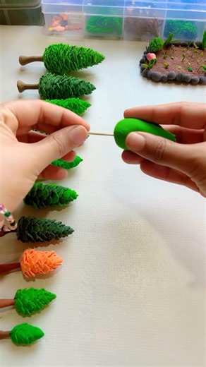 Clay pine 🌲 tree | #shorts #ytshorts #craft