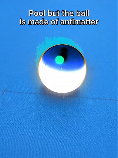 8 Ball Pool Trick Shot — Antimatter Cue Pocket?