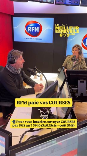 🛒 #RFM vous régale tous les matins, à 7h20 & 8h20, dans le #MeilleurDesRéveils ! 🤩 | RFM