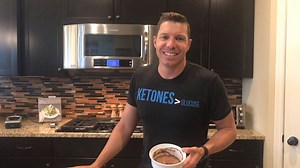 These Keto Chocolate Mug Cakes hit the spot! There won't be leftovers (which can be a good thing!) and they're so easy to make! Will you split yours and share it... or eat it all?! Recipe: https://www.simplefunketo.com/blog/chocolatecupcake | The Keto Dad