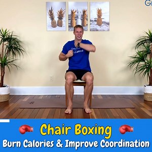 Grow Young Fitness | Chair boxing for seniors! These routines are fun! They are great for weight loss and coordination. Join Grow Young Fitness today at... | Instagram