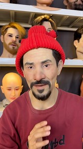 The uncle-style silicone mask features hair and beard that I personally implanted by hand; any hairstyle can also be designed. #siliconemask #mask #cosplay #realistic #halloweenmask | Mask Manufacturer