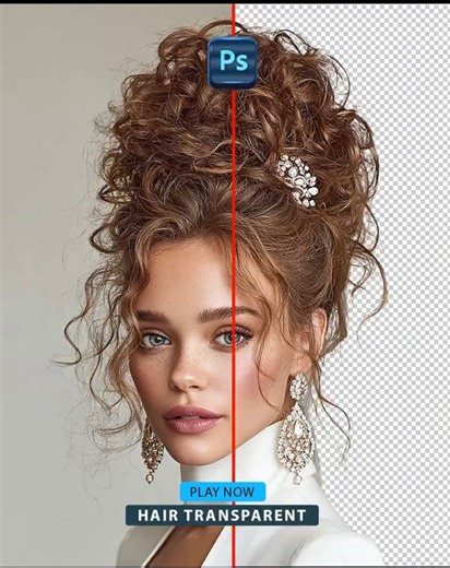 How to Select Curly Hair & Remove Background in Adobe Photoshop Tutorial #rggraphic | RG Graphic