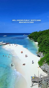 Beautiful white sand beaches in Cebu. #cebuphilippines #travelphilippines #fyp | Lumad Cebuano