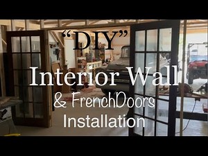DIY Wall Framing and Installing French Doors