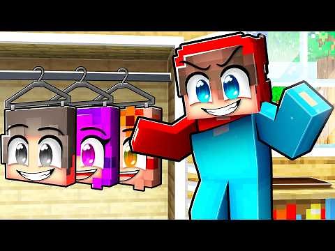 Wearing My Friends As CLOTHES in Minecraft!
