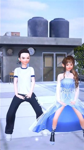Animated dance video #trending #viralshorts #animation #dance #cartoon #zepeto