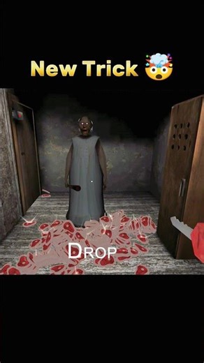 Granny Horror Game New Trick 🤯 OMG ❤️ #shorts #granny #shortsfeed #viral #trending