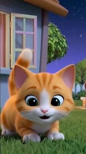 😺Meow Meow Billi | Funny Cat Song | Billi Karti Meow Meow | Learn Animal Sounds | Balgeet | #shorts
