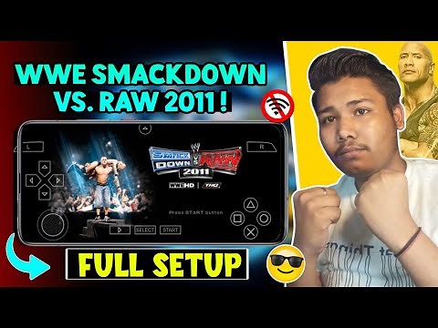 How To Play WWE SmackDown vs Raw 2011 On Android | PPSSPP Emulator Full Setup & Gameplay