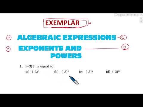 13. Exponent and Power Exemplar | OAV CBSE 7th Math Exemplar