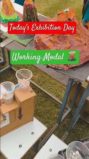 Today Working Modal exhibition 🤗🌋👍🏻#new #viral#valcano#viral #viralshorts#reels#science#geography