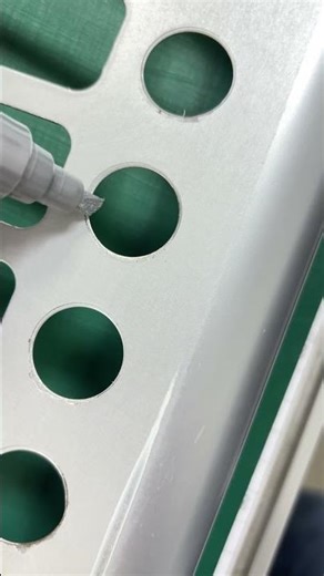 Silver Acrylic Paint Applicator