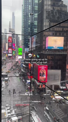 The iconic New Year's Eve ball is located atop the One Times Square building in the heart of Times Square, New York City 🗽🪩✨ #timesquare #newyearseve #nye #2026 #balldrop @Times Square NYC
