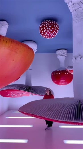 Wowza! 🍄Step into Carsten Holler’s surreal world at the “Upside Down Mushroom Room” in Milan’s Fondazione Prada. Thank you to @wanderqsh for sharing the experience. Has anyone else been? What did you think? | Psychedelic Society