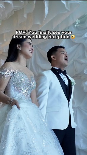 1.3M views · 39K reactions | OUR DREAM WEDDING RECEPTION! ✨凉 Big thanks to Portfolio Events Solution by Michael Cacai Munoz  | Mommy Arcely | Facebook