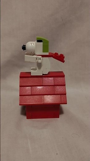 Custom Lego Snoopy as the WW1 Flying Ace