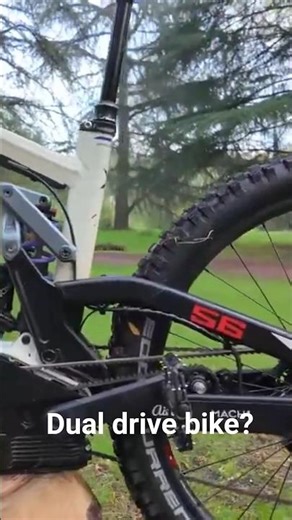 The lmx 56 has a dual drive system with a belt and a chain for motor power ⚙️🔗