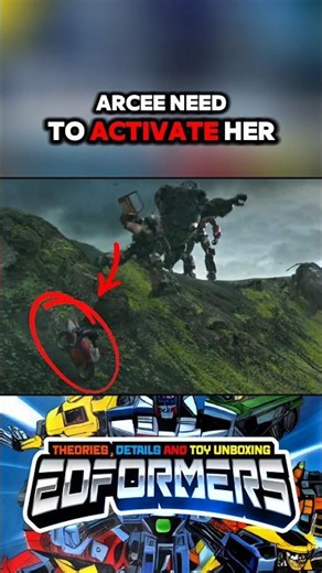 Why Arcee still activates her human hologram ? #edformers #transformers