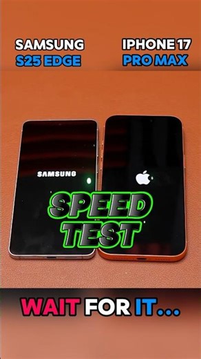 ⚡😱 SAMSUNG S25 EDGE IPHONE 17 PRO MAX SPEED TEST!!