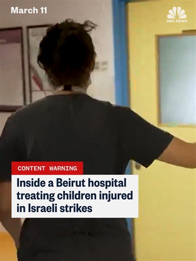 A hospital in Central Beirut is treating children that have been wounded by Israeli strikes. NBC News' Daniele Daniele Hamamdjian speaks to some of the families and doctors in the hospital being impacted by the war.