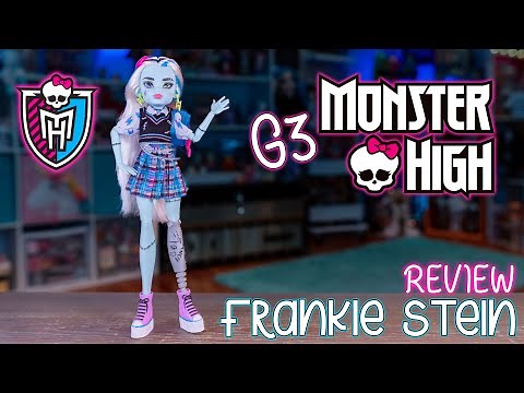 New 2022 Monster High G3 Frankie Stein Doll Review!
