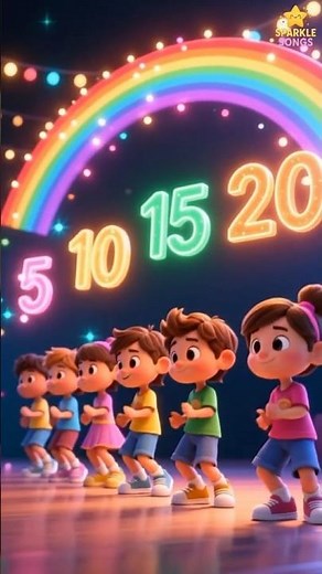 Learn to Count by Fives: Fun Kids Dance Video!#shorts