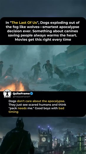 The Last Of Us: Dogs Exploding Out of the Fog Like Wolves