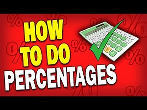 Maths Level 2 Functional Skills made EASY - Percentages with a calculator