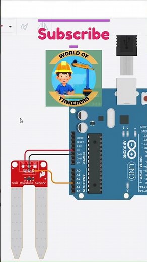 DIY Gardening Tool: Soil Moisture Detection | Tinkercad | 60 second Design Prep