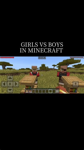 girls vs boys in Minecraft #indiangamer #hindigameplay
