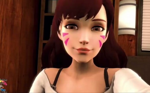 守望先锋 d.va 3D动漫