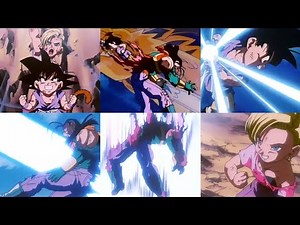 Dragon Ball GT - Goku & Android 18 Defeat Super Android 17
