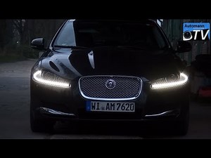 2013 Jaguar XF 2.2 D Facelift (200hp) - Autobahn-Test (1080p FULL HD)