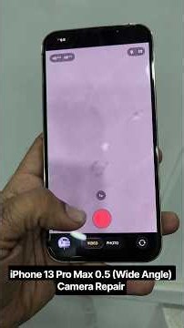 iPhone 13 Pro Max 0.5 (Wide Angle) Camera Repair #iphone13pro #iphone13promax #iphonecamera #mumbai