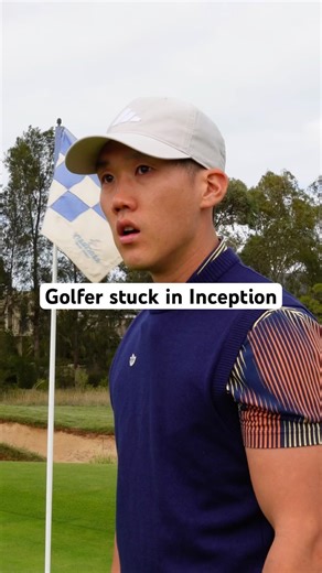 Bro thinks he’s in Inception 😂 #golf #golfswing #golfcomedy #golfviral #funny @ck_golf