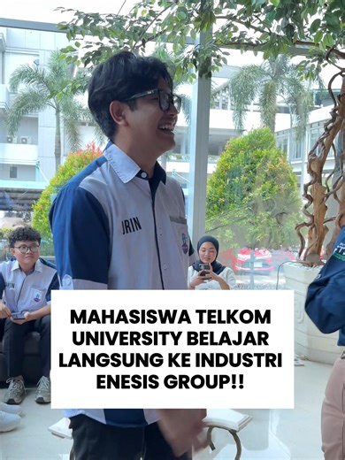 Enesis Group kedatangan tamu spesial!👋 Mahasiswa keprofesian Business Analyst dari Telkom University datang langsung buat company visit ke Enesis Group buat liat real-life industry! Mulai dari sharing tentang flow industry, proses produksi, sampai Plant tour juga. Terima kasih sudah berkunjung, semoga kunjungan ini jadi pengalaman berharga dan nambah perspektif baru dalam dunia FMCG ya!🚀 #CompanyVisit #RecapActivity #EnesisGroup #TelkomUniversity