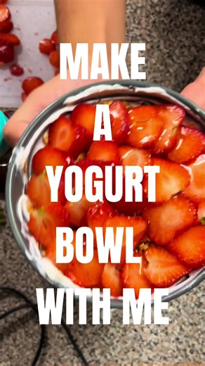 yogurt bowl asmr #fyp #asmr