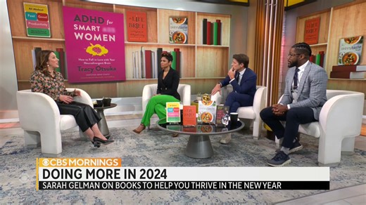 4K views · 74 reactions | NEW YEAR, NEW READS: Amazon Books editorial director Sarah Gelman shares a list of books that aim to help you boost productivity, eat better and more. https://cbsn.ws/3RELQEm | CBS Mornings | Facebook