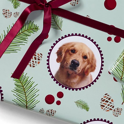 Make your fur babies the stars of the holiday show. Design your custom wrapping paper and more photo gifts now: https://bit.ly/3DdP5tg | Staples