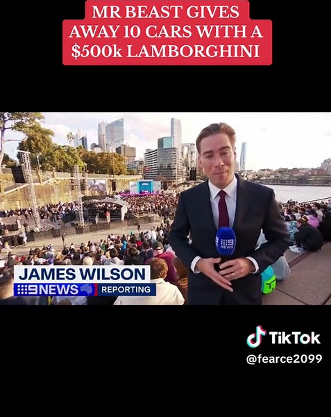 Mr Beast Gives Away 10 Cars - Luxury Lamborghini Included!