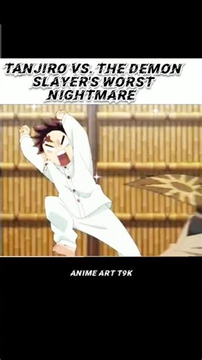 🤣Tanjiro vs the demon Slayer's worst nightmare,🤣🤣tanjiro funny scene 🤣🤣🤣#demonslayer #tanjiro #anime