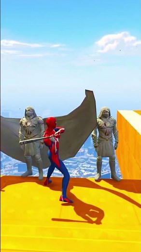 GTA 5 Epic Water Ragdolls Spiderman Jump/Fails Ep 1219 #shorts