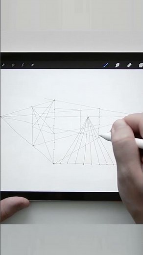 How to Draw Stairs in 2-Point Perspective #shorts