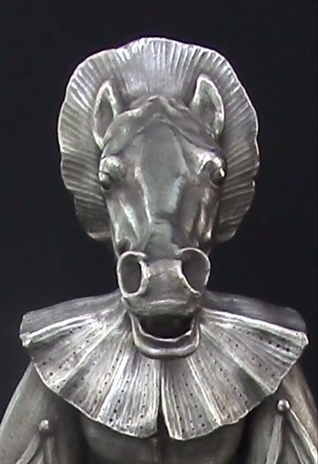 Alice's Silver Horse Music Box: Leonora Carrington Inspired Art