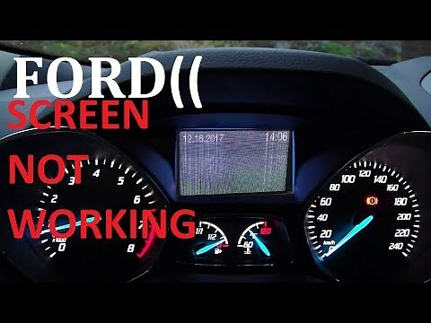 Ford Escape / Focus Cluster replacement screen problem 2013 2014 2015 2016 2017 transit remove