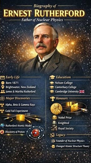 Ernst Rutherford Biography #biographyofscientist ,#biography , #biographyakhileshstudyvanjan