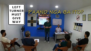Left turner must give way. YT Link: https://www.youtube.com/watch?v=FUutaKmkeGA | Majesty Driving School