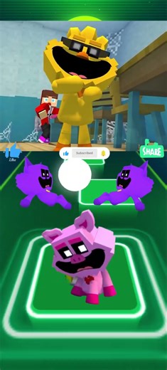 Poppy Playtime in Minecraft 💃🏻 Coffin Dance #tileshop #shorts #coffindance #youtubeshorts #viral