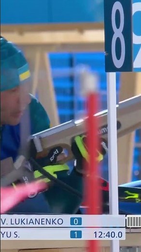 🔫How an athlete with a visual impairment shoots in Para biathlon!⛷️